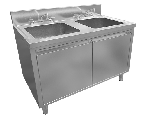 雙星盆柜(雙掩門) 尺寸:1200x700x800+150mm